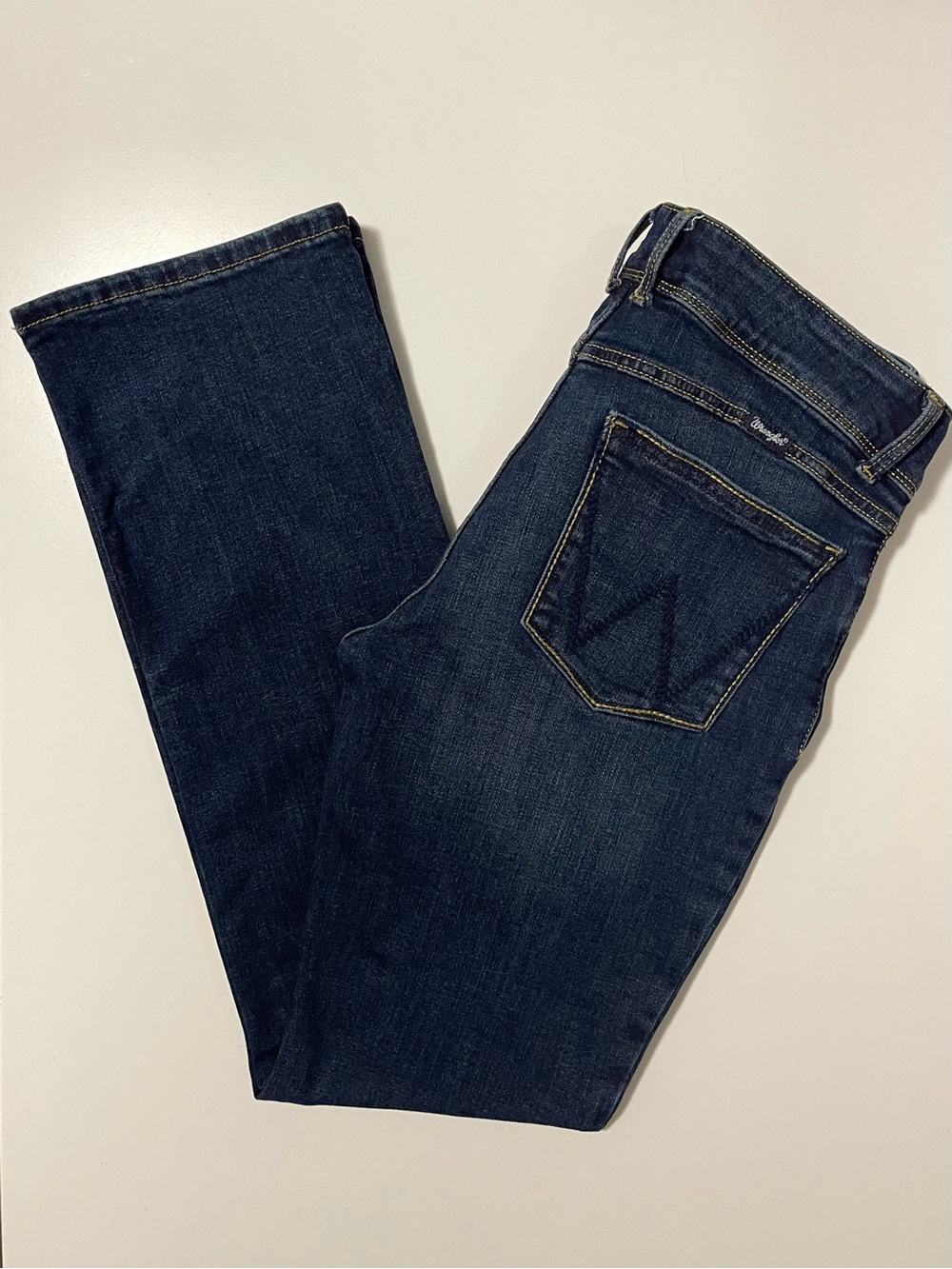 Wrangler Bootcut Jeans - Antique Dark Wash & Stretch - Size 11 | 12X32